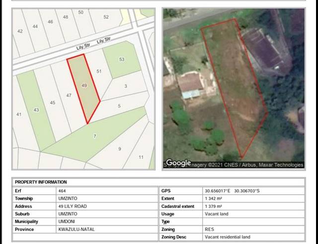 LAND FOR SALE IN UMZINTO